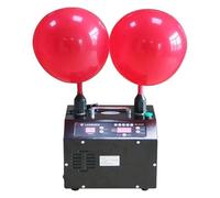 Gonfiatore Elettrico per Palloncini, Pompa Aria Doppio Ugello 1400W, Timer & Contatore Digitali, Funzione Memoria, Modalità Auto & Press, Soffiatore per Festa & Evento