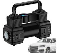 Gonfiatore elettrico per pneumatici, pompa ad aria portatile per gonfiaggio pneumatici digitale da 12 V, compressore d'aria elettrico da 12 V, accessori per auto ideali per tutti i veicoli e