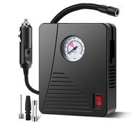 Gonfiatore Elettrico Pneumatici 12V Pompa Portatile per Auto Bici con Luce LED