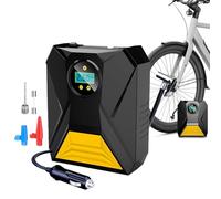 Gonfiatore Elettrico Portatile - Compressore D'aria Ricaricabile con Display LCD E Lampada LED, Pompa ad alta pressione per auto, moto, bicicletta, palloncino, accessorio di emergenza auto compatto e