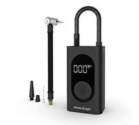 Gonfiatore Elettrico Portatile iWotto - Sensore con Display Digitale LCD e Torcia a LED - Compressore per Auto, Moto, Bici e palloni - Gonfiatore Elettrico Senza Filo - Powerbank.