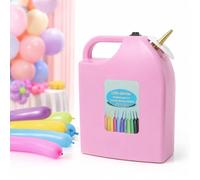 Gonfiatore Per Palloncini Ricaricabile, Pompa Elettrica Per Palloncini, Per Palloncini Lunghi 260/360 E Palloncini Da 5 Pollici, Con Borsa Per Il Trasporto, Gonfiatore Portatile Per Pink