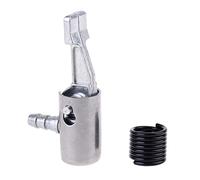 Gonfiatore per pneumatici in ottone Mandrino ad aria Compressore d'aria Portatile Gonfiatore per pneumatici Mandrino per pneumatici Estremità del tubo con connettore a spillo Gonfiatore per pneumatici