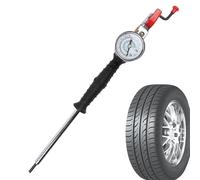 Gonfiatore Per Pneumatici Per Auto Con Manometro - Strumento Di Gonfiaggio Con Ugello D'aria Per Impieghi Gravosi Da 220 PSI - Comparatore Professionale Per Auto, Moto, Furgoni E Camion - Connettore B