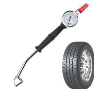 Gonfiatore Per Pneumatici Per Auto Con Manometro - Strumento Di Gonfiaggio Con Ugello D'aria Per Impieghi Gravosi Da 220 PSI - Comparatore Professionale Per Auto, Moto, Furgoni E Camion - Connettore B