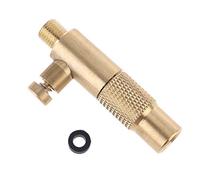 Gonfiatore per pneumatici per auto in ottone Connettore standard per compressore d'aria per veicoli a filettatura fine con funzione di sgonfiaggio a vite Gonfiatore pneumatico ACDC