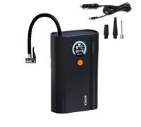 Gonfiatore per pneumatici per auto - Pompa ad aria portatile ad alta pressione, compressore compatto | Gonfiaggio rapido con riduzione del rumore, fusibile di sicurezza 10 A, pompa per vuoto ad alta