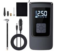 Gonfiatore per pneumatici per auto, pompa elettrica intelligente, compressore d'aria portatile, manometro digitale, dispositivo a batteria ricaricabile, macchina di gonfiaggio compatta per auto, moto