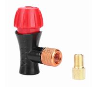 Gonfiatore per pneumatici per bici a CO2, adattatore per bicicletta per mountain bike da strada Gonfiatore a CO2 per bici da strada e mountain bike Include custodia e senza