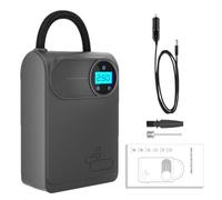 Gonfiatore per pneumatici portatile - Strumento di gonfiaggio per auto cablato con display digitale - Gonfiatore intelligente per pneumatici auto, per biciclette palloni da basket