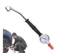 Gonfiatore pneumatici per auto, con manovella, 0-220 psi, per gonfiaggio