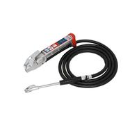 Gonfiatore Pneumatico 2.5m Tubo Con Doppio Clip Connettore - Sealey Sa37/95 New