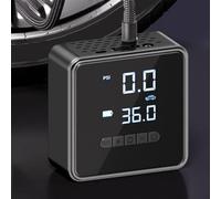 Gonfiatore portatile efficiente per pneumatici, compressore d'aria da 150 PSI con luce a LED e opzioni di alimentazione doppia (B)