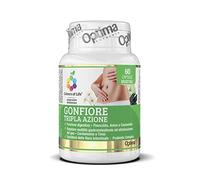 GONFIORE TRIPLA AZIONE - integratore per ridurre gonfiore e tensione addominale, aiuta a eliminare i gas in eccesso 60 capsule vegetali - carbone vegetale attivo, probiotici - Colours of Life