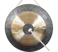 Gong Chau Gong in legno con batterista tradizionale, Feng Shui, grande, per meditazione, benessere e decorazione, perfetto per uso domestico o in studio