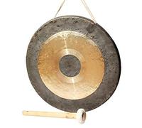 Gong Cinese, Selezionato A Mano, Suono Calmante For La Guarigione Del Suono, For Qualità, Meditazione, Yoga, Con Tradizionale, Include Maglio For Gong, Corda For Appendere(24inch)