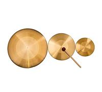 Gong di bronzo. Gong multiuso con mazza da 22 cm, strumento a percussione for chiesa e opera, tradizionale(22cm)