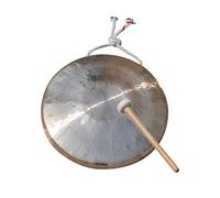 Gong di bronzo. Strumento a percussione Gong da 22 cm in stile cinese Strumento a percussione in legno Gong grande Campana da tavolo Mini gong(22cm)