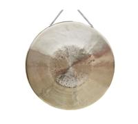 Gong portatile in rame con martello in legno, strumento a percussione in ottone per meditazione, festival, celebrazioni e relax, ideale per terapia del suono e yoga