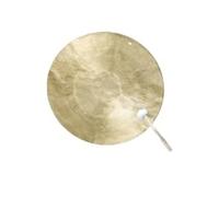 Gong tradizionale cinese a vento con martello e corda per appenderlo, in bronzo, per guarigione del suono e meditazione, uso domestico e ufficio (50 cm)