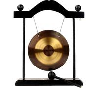 Gong vintage Feng Shui da tavolo con bacchette in legno, migliora la serenità e decora la tua casa