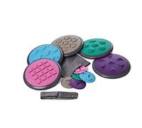 Gonge- Tactile Discs (Dischi tattili - Set 2, Colore Assortiti, 4.3" - 10.6", 2118