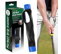 Gonggi Golf Grip Trainer per golfisti destrorsi - Aiuto professionale in gomma a scatto per un corretto posizionamento della mano, corregge fette e ganci, aumenta la memoria muscolare e la consistenza