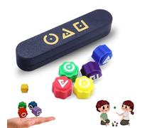 Gonggi Jack Stone Pebbles Set Gioco, Gonggi Korean Game, Attività per La Famiglia, Portatile e Durevole per Tutte le età Giocattolo per l'allenamento della Coordinazione Occhio-Mano