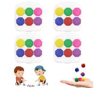 Gonggi Korean Game, Set di Gioco Gonggi, Gonggi Jack Stone Catching Game, Gioco Cattura delle Pietra, Gonggi Squid Set, Grab Lancio Tradizionale Coreano per Bambini e Adulti (24Pcs + 4Box)
