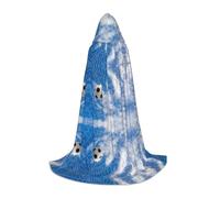 Gongjuy Costume da calcio blu-sky cosplay per bambini streghe e vampiri, mantelli con cappuccio per feste per bambini