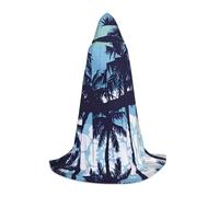 Gongjuy Costumi Cosplay Blu Palma Per Bambini Streghe E Vampiri, Mantelli Con Cappuccio Per Bambini Festival