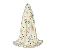 Gongjuy Costumi cosplay retrò moderni per bambini streghe e vampiri, mantelli con cappuccio per feste per bambini