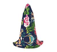 Gongjuy Costumi Cosplay Uccelli E Fiori Per Bambini Streghe E Vampiri, Mantelli Con Cappuccio Per Bambini Festival