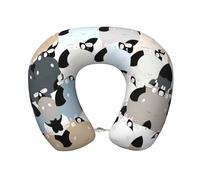 Gongjuy Cow Collection Cuscino volante, cuscino per dormire, cuscino da viaggio in memory foam, testa di cuscino portatile a forma di U