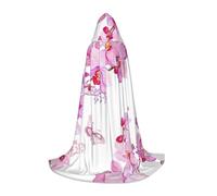 Gongjuy Fiori Rosa E Farfalla Cosplay Costumi Per Bambini Streghe E Vampiri, Mantelli Con Cappuccio Per Bambini Festival