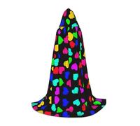 Gongjuy Rainbow Hearts Cosplay Costumi Per Bambini Streghe E Vampiri, Mantelli Con Cappuccio Per Bambini Festival
