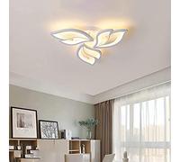 GONGKAI Plafoniera a LED, Moderna Lampada da soffitto dimmerabile con Telecomando, Metallo Acrilico Contemporaneo Soggiorno, Camera da Letto, Cucina, Sala da Pranzo, cameretta