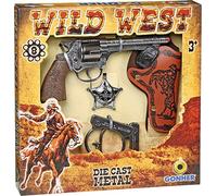 Gonher - Set da Cowboy del Selvaggio West, Revolver a 8 Colpi (157/0)