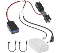 Gonifeto Adattatore per cavo di alimentazione per rilevatore radar, (tipo D a 10 pin), compatibile con modelli GMC, Chevy, Cadillca, Buick con specchietto retrovisore con oscuramento automatico, cavo