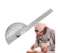 Goniometri da costruzione | Trova righello angolare con 180 gradi | Calibro angolare, strumento di misurazione 'angolo artigiano per la matematica a geometria del disegno di costruzione