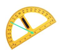 Goniometri per lavagna per aula | Goniometro per lavagna e lavagna da 180 gradi | Strumento di misurazione della geometria delle lavagne | Goniometro didattico per lavagna cancellabile a secco, grande