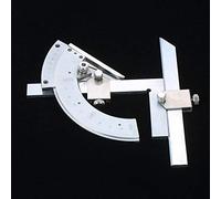 Goniometro conico universale in acciaio al carbonio 0-320 Precisione Angolo Finder Strumento di misurazione per costruzione di armadi Carpenteria fine