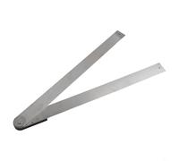 Goniometro digitale con display LCD, righello in acciaio inox da 0 a 360°, per misurare angoli metrici e imperiali, doppio sistema 200/300 mm (300 mm)