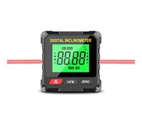 Goniometro digitale con inclinometro magnetico ABS Design con spegnimento automatico per ingegneri e tecnici digitali