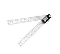 Goniometro digitale da 200 mm, inclinometro, misuratore di angolo elettronico, righello angolare in acciaio inossidabile, goniometro elettronico(0-300mm)