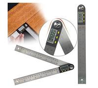 Goniometro digitale da 300 mm da 12 pollici Righello angolare da 200 mm Misuratore di angolo da 8 pollici Misuratore di angolo in plastica/acciaio inossidabile 360 goniometro inclinometro Strument