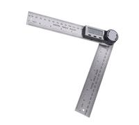 Goniometro digitale in acciaio inossibile angolo goniometro Finder calibro calibro 10-390mm per lavorazione del legno