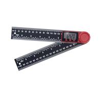 Goniometro digitale professionale antiurto con display LCD retroilluminato Angles Strumento di misurazione per angoli di disegno architettonico Strumento di misurazione