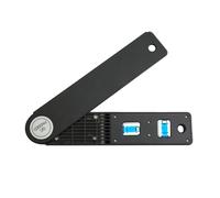 Goniometro digitale - Righello angolare con display a LED, goniometro da 0 a 200 gradi, strumento di misurazione digitale chiaro e preciso per falegnameria e architettura