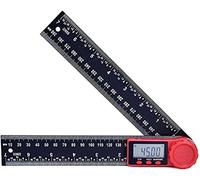 Goniometro digitale, righello angolare, goniometro digitale 0~360°, righello angolare con display LCD da 7 pollici, strumento di misurazione con funzione di blocco
